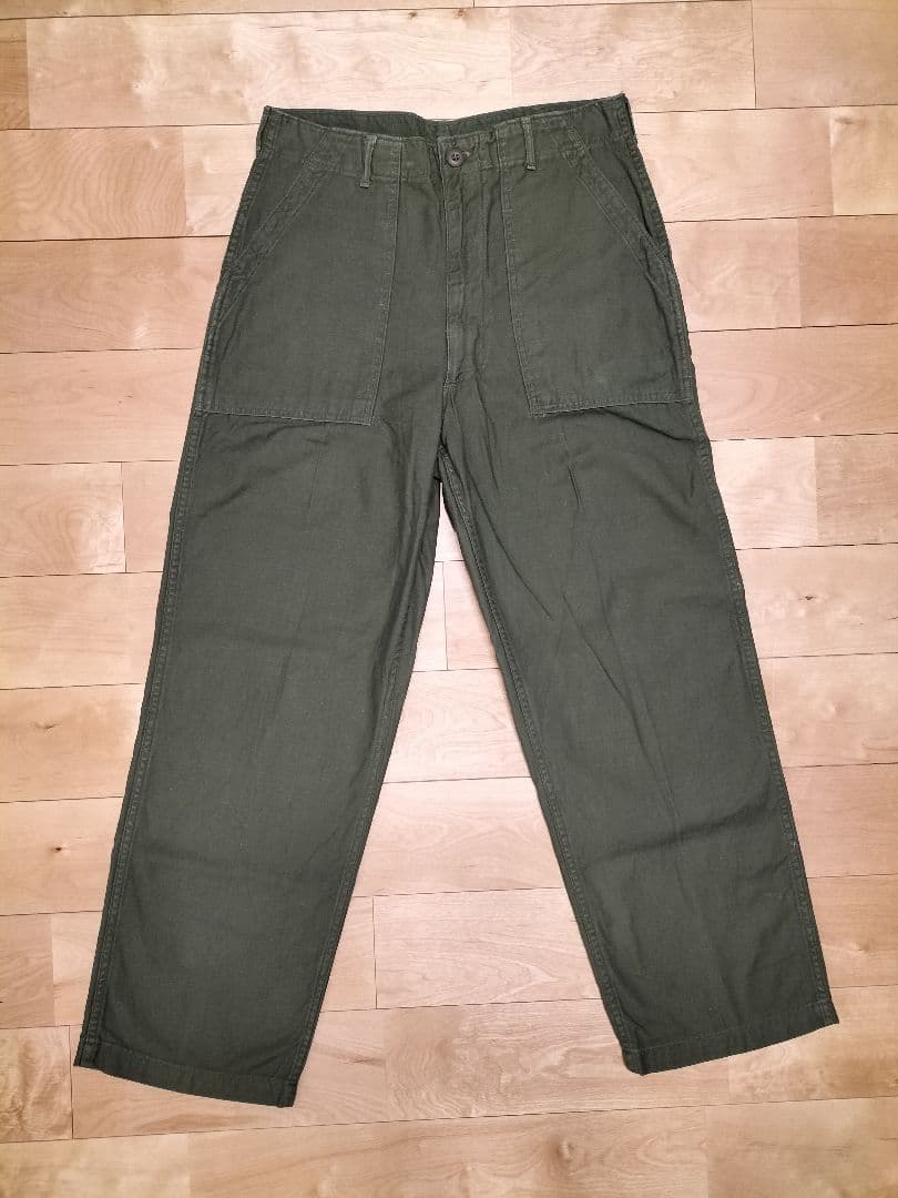 60s US ARMY（米軍）OG107ベイカーパンツ TALONジップ