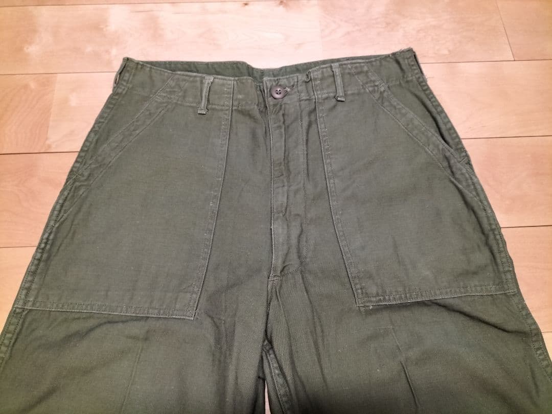 60s US ARMY（米軍）OG107ベイカーパンツ TALONジップ
