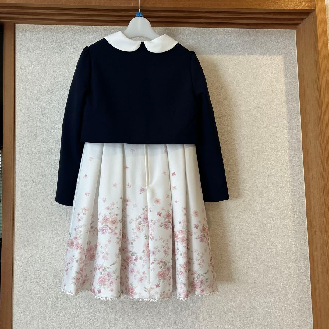 フォーマルスーツ130　（セレモニーワンピースとボレロ）