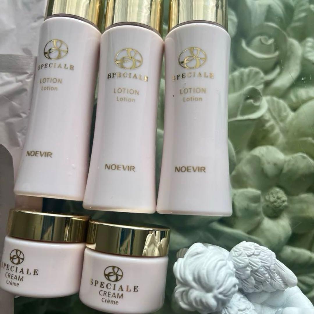 新品☆スペチアーレ☆薬用クリーム2個&ローション3本☆ゲルマスク3枚☆ノエビア