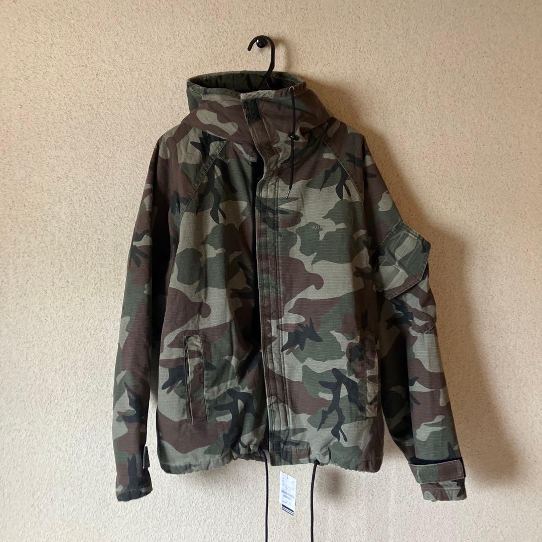 ティーチNAUTICA カモフラージュ ミリタリージャケット XL