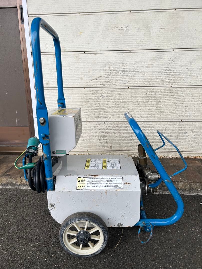 KB1★ツルミポンプ　HPJ-140-1 高圧洗浄機　ガン・給排水ホースセット