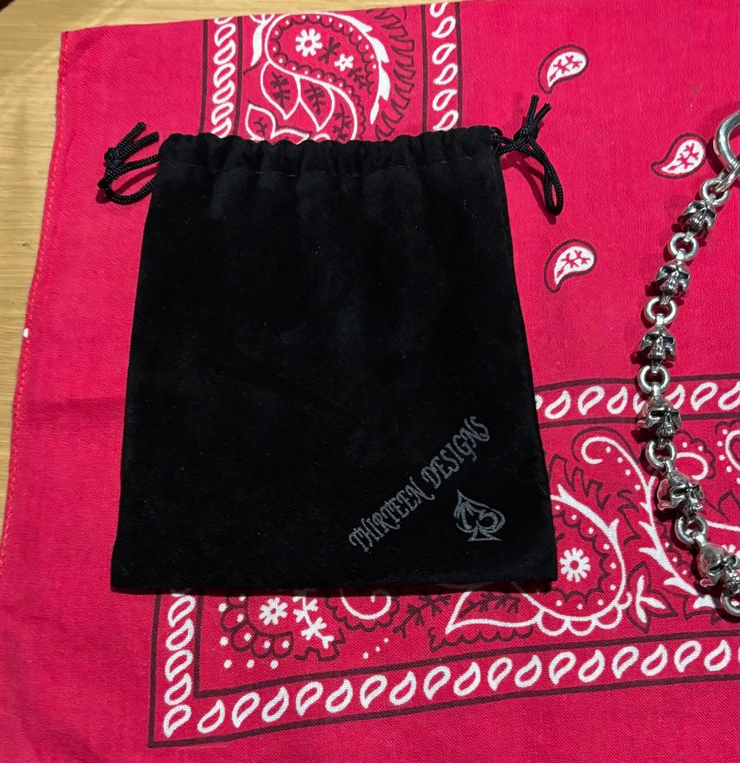 【美品】サーティーンデザインズ　ウォレットチェーン