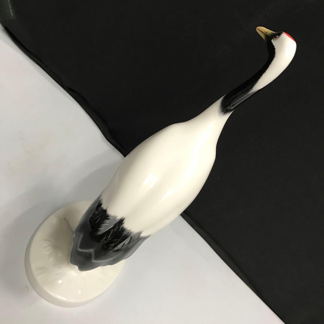 Noritake オールドノリタケ 陶器 鶴　置物 1950年代　レトロ　明治