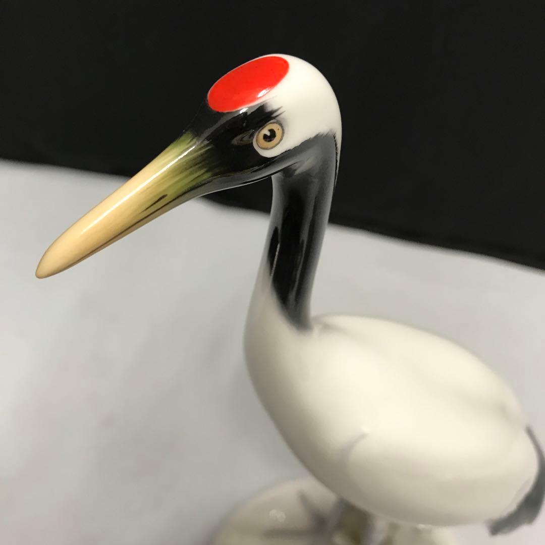 Noritake オールドノリタケ 陶器 鶴　置物 1950年代　レトロ　明治