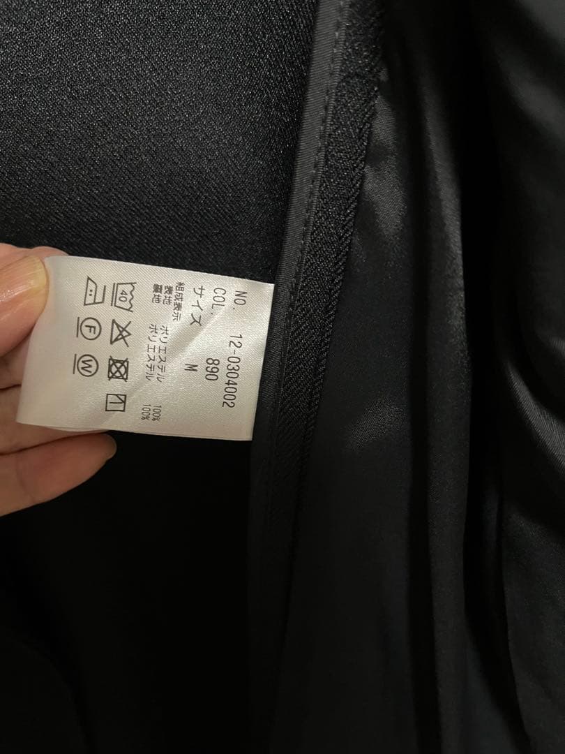 PLST ブラック テーラードジャケット ダブルブレスト