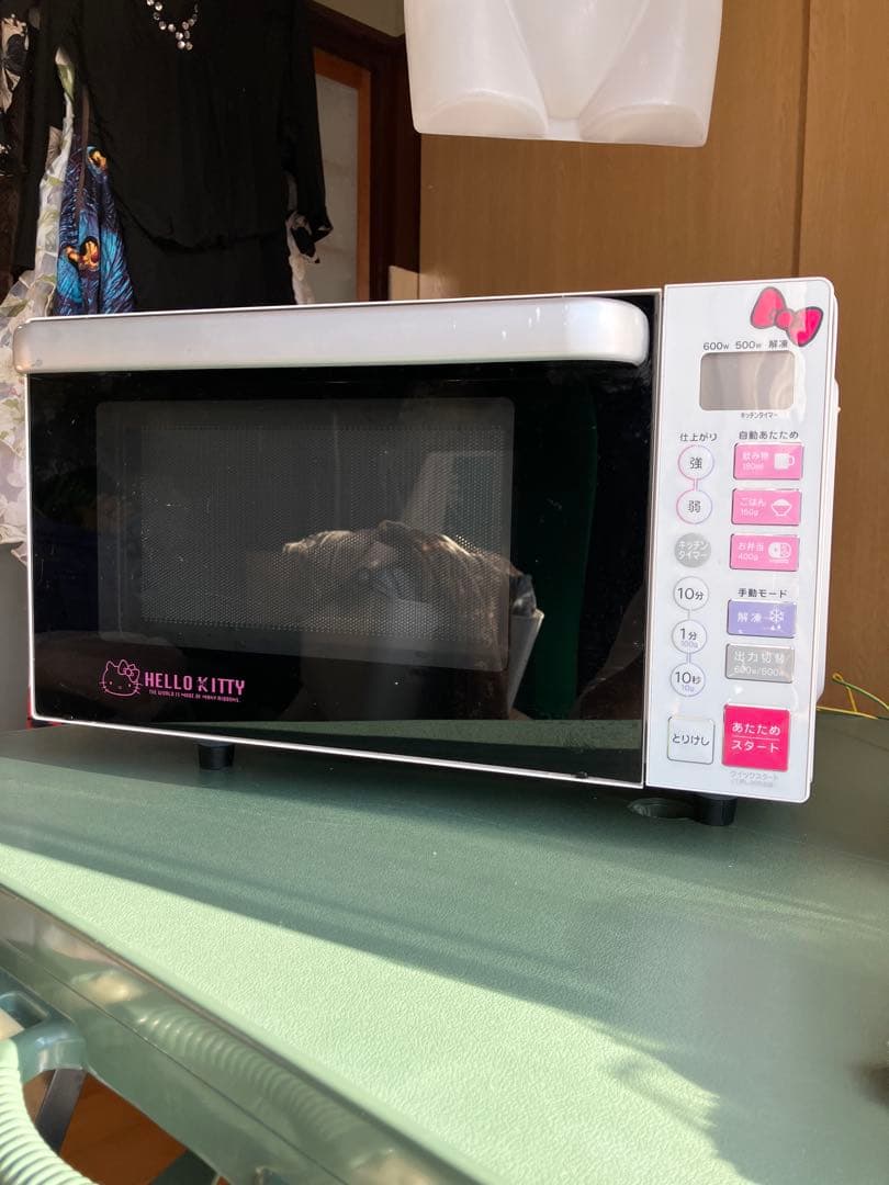 ハローキティ × ヤマダ電機 電子レンジ RMW-S18D1 限定品 16年製