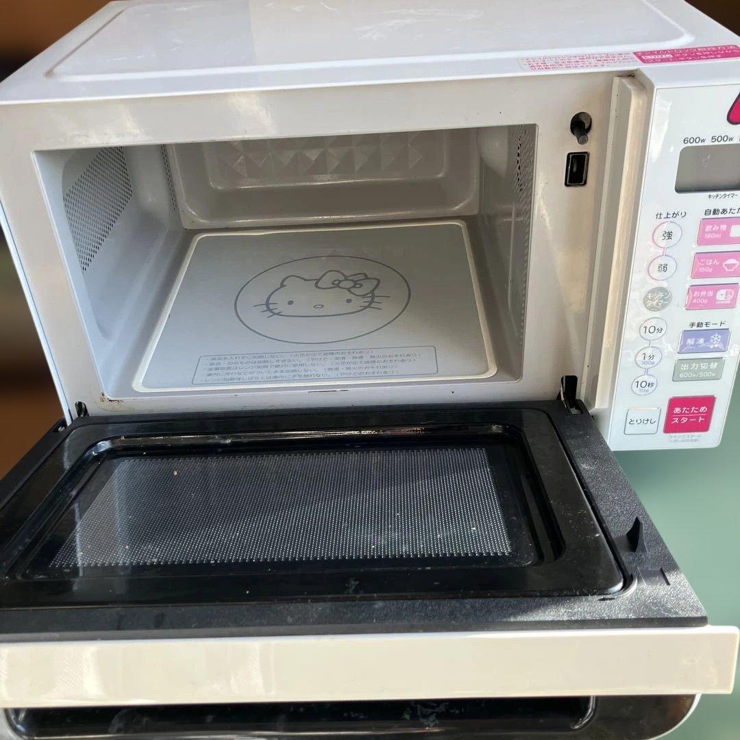 ハローキティ × ヤマダ電機 電子レンジ RMW-S18D1 限定品 16年製