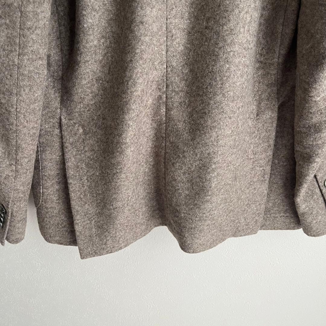 【極美品✨】ヒューゴボス　テーラード　ストレッチ　ジャージー　グレージュ　46