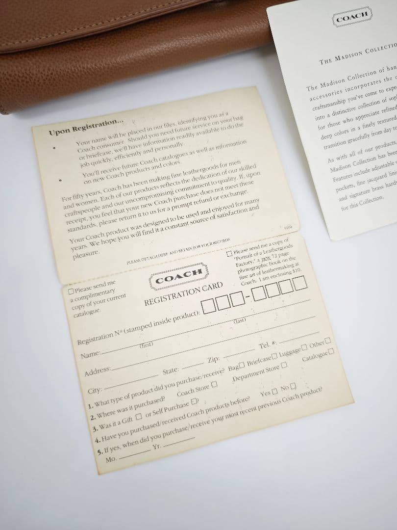 COACH 1995年製 カーネギー ヴィンテージ 本革 バッグ