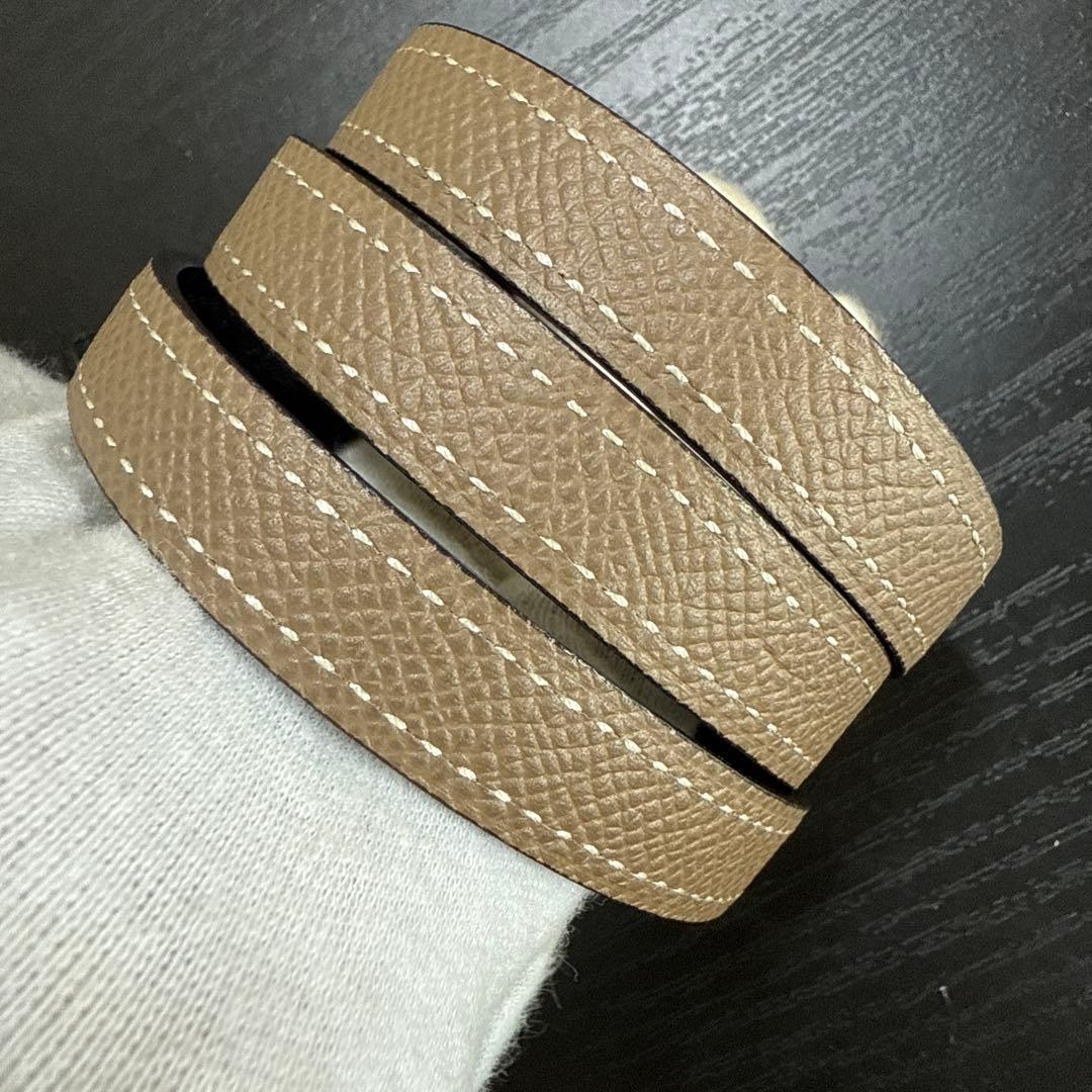 HERMES エルメス　アイリーンリバーシブルベルト61 ゴールドバックル　美品