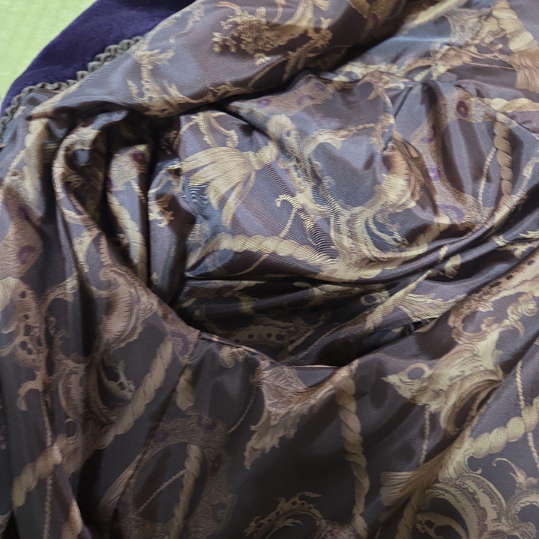 PIERRE BALMAIN×SAGAMINK シェアードミンク パープル 総柄