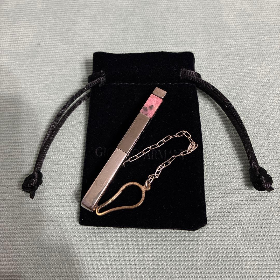 【美品】Giorgio Armani ネクタイピン　タイバー