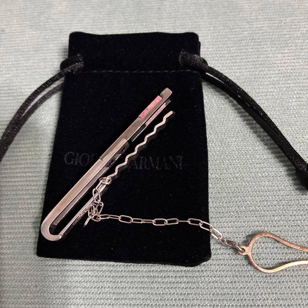 【美品】Giorgio Armani ネクタイピン　タイバー
