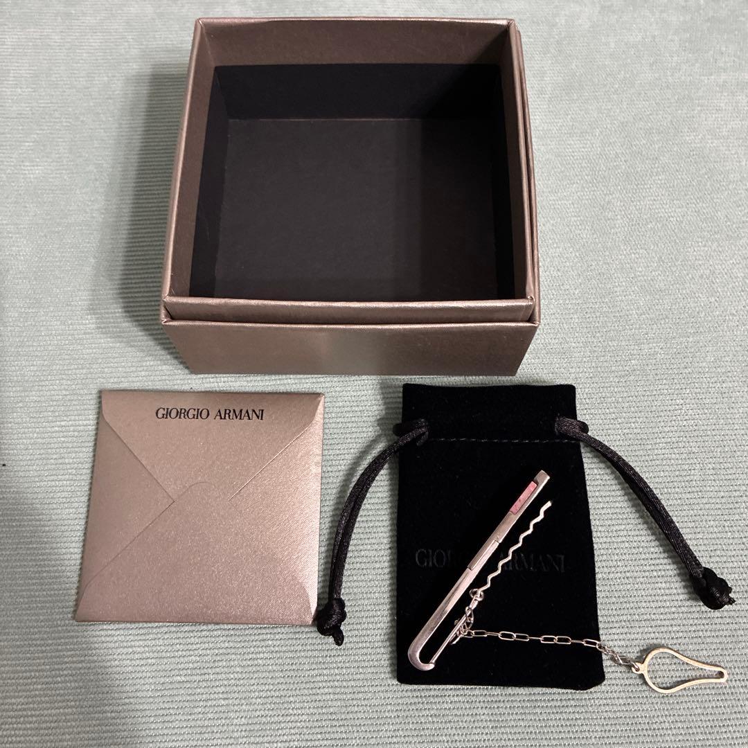 【美品】Giorgio Armani ネクタイピン　タイバー
