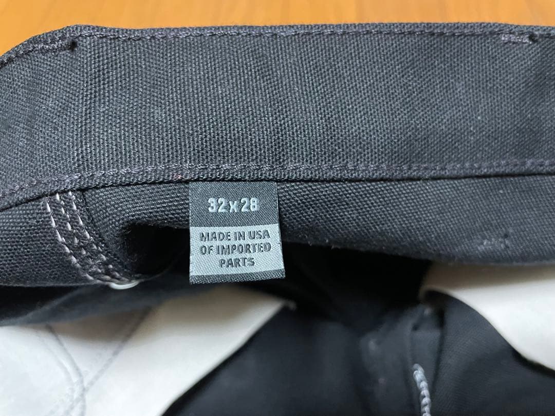 USA製★美品★Carhartt ダブルニーペインターパンツ【32×28】黒