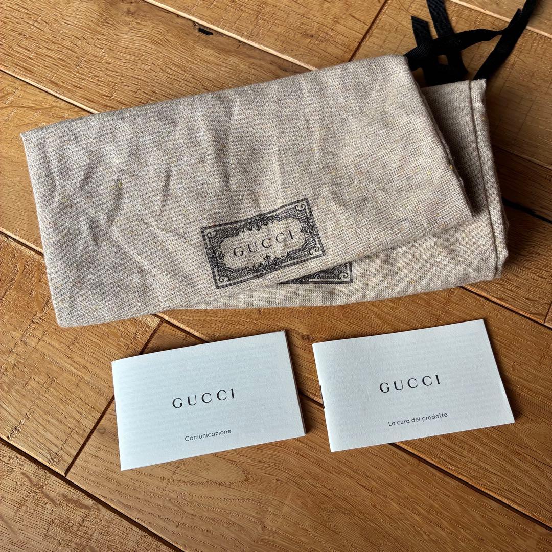 GUCCI ビックロゴ サンダル 美中古 8 グッチ 箱付 プラットホーム