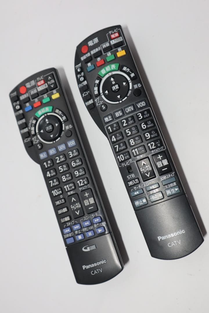 Panasonic TZ-BDT920PW ブルーレイレコーダー リモコン2種