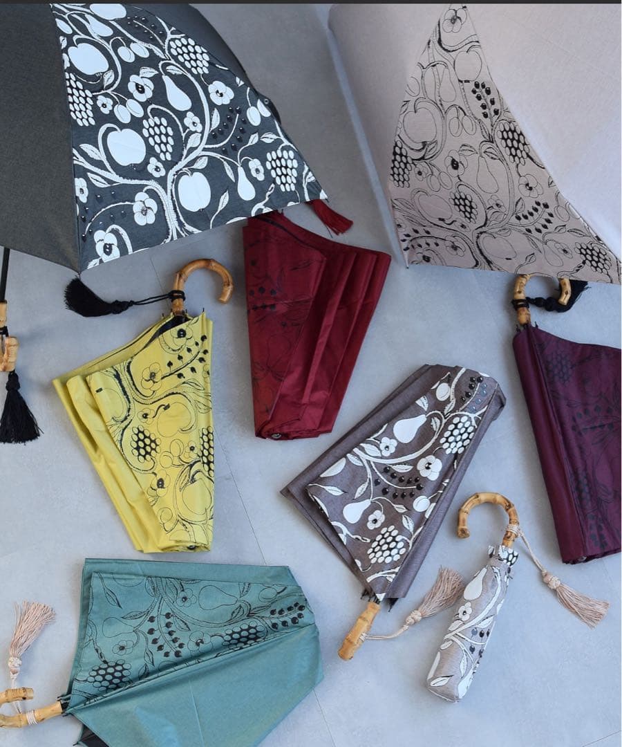 utatane×Kuovi 100％完全遮光日傘 折りたたみ