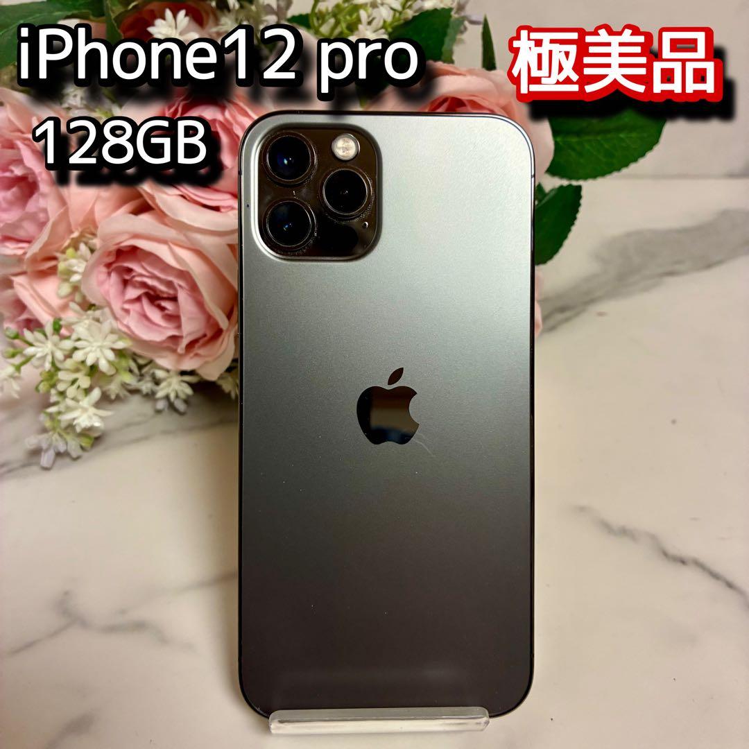 【極美品】iPhone 12 Pro 128GB グラファイト docomo
