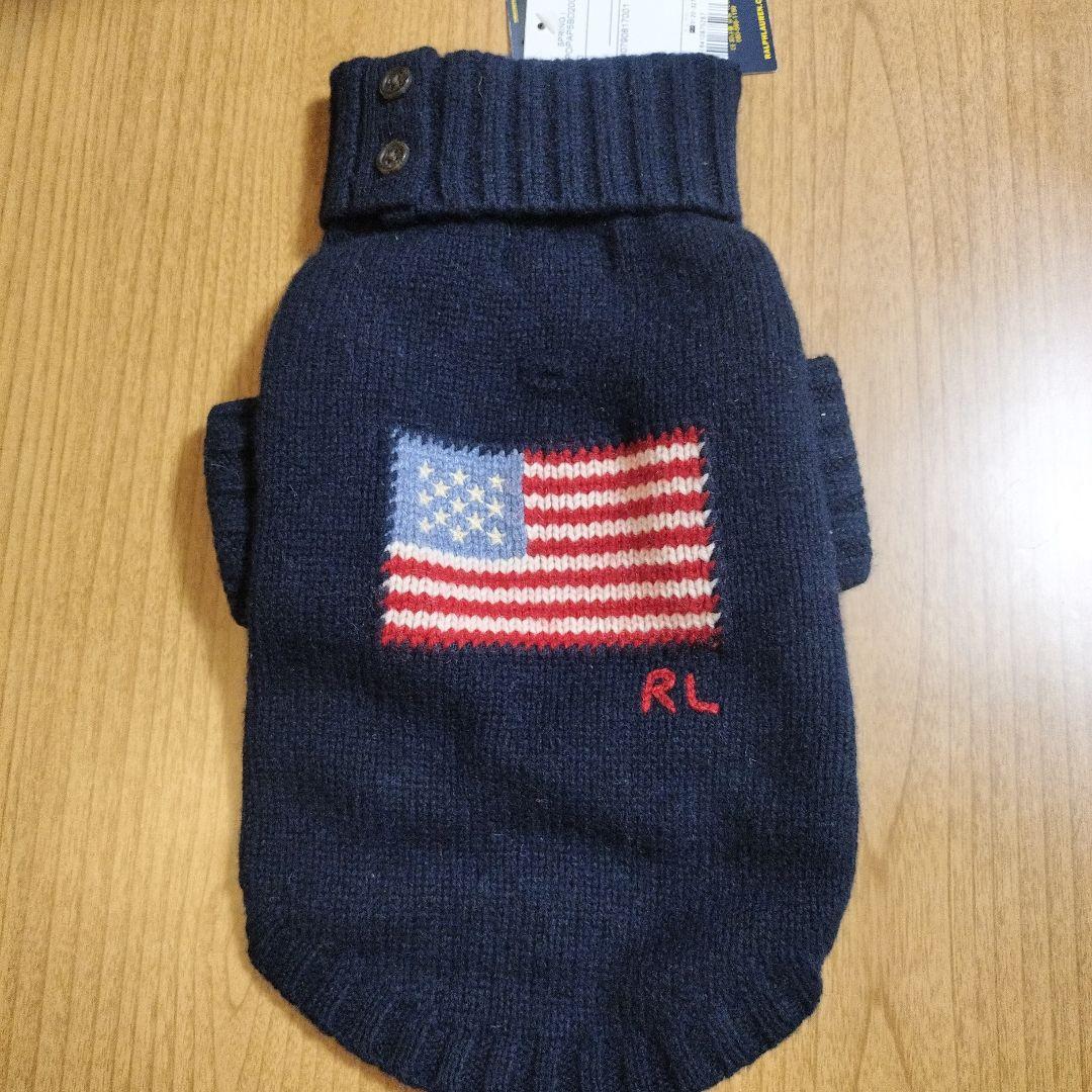 Ralph Lauren ネイビー犬服 Sサイズ