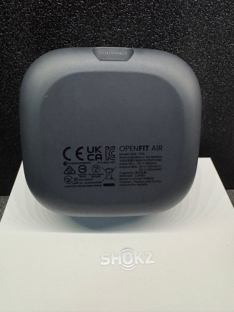SHOKZ OPEN FIT AIRワイヤレスイヤホン,とてもきれいな商品です！