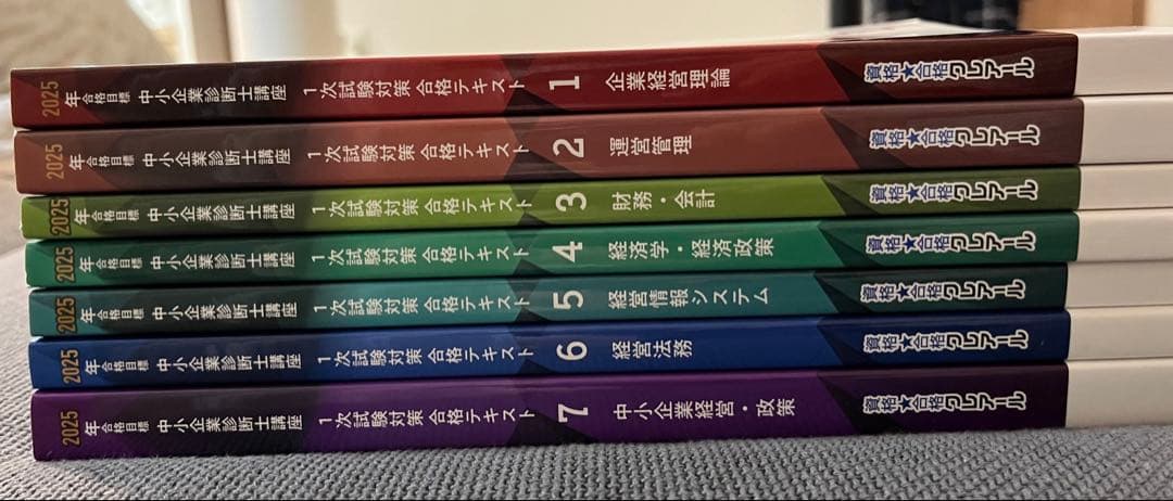 2025中小企業診断士／1次試験対策合格テキスト／クレアール