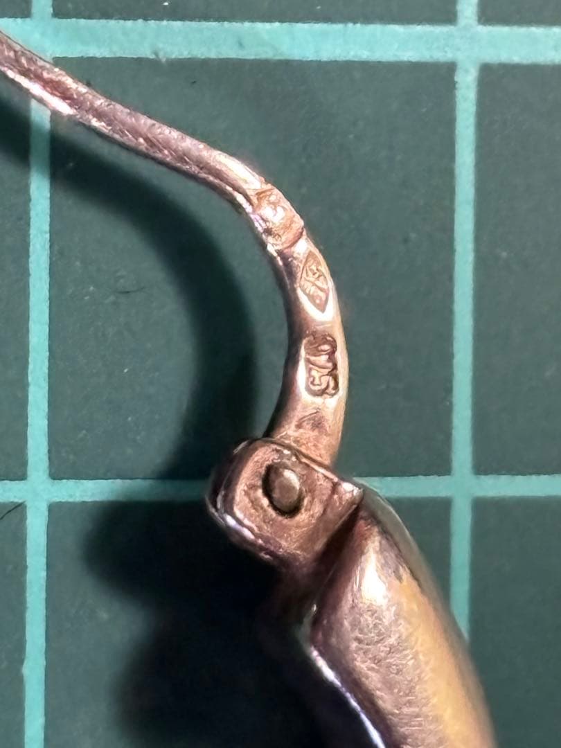 CHANEL シャネル ヴィンテージ フープ ピアス/925 両耳用 シルバー