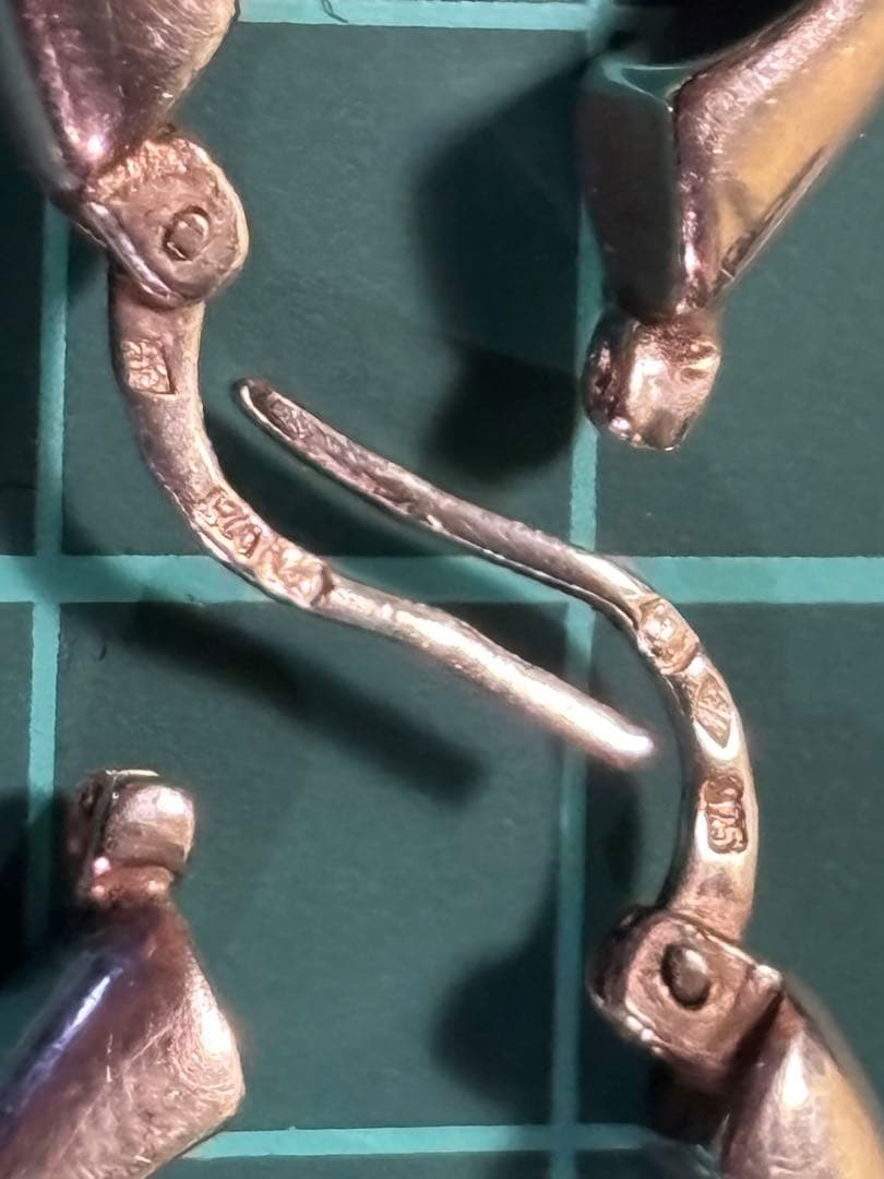 CHANEL シャネル ヴィンテージ フープ ピアス/925 両耳用 シルバー