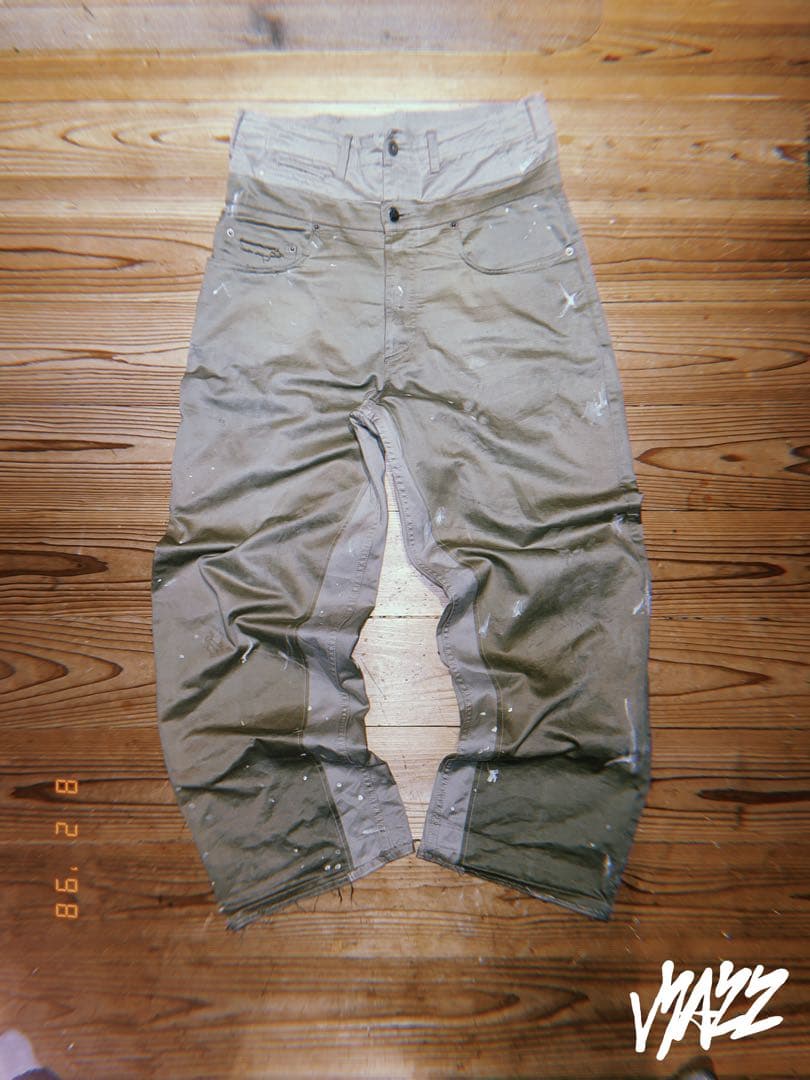 パンツ MAZZ double waist pants