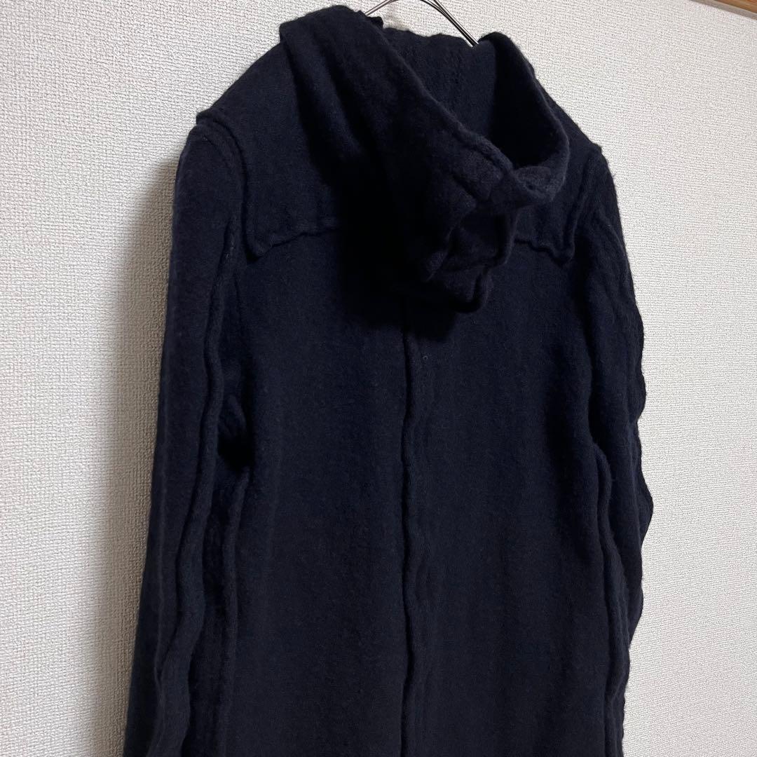 あかさ　 プリュス　エバーグリーン　縮絨ウール　ダッフルコート