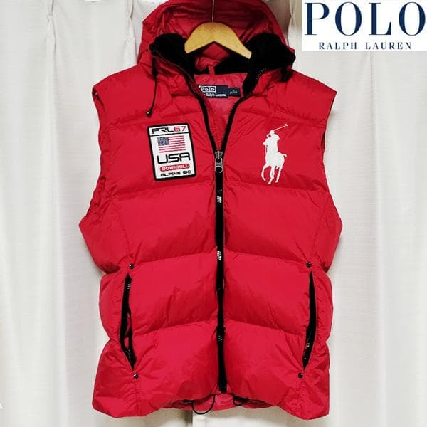 【古着PolobyRalphLaurenPRL67USAダウンヒルアルペンスキー