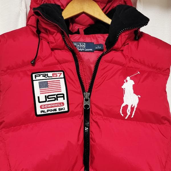 【古着PolobyRalphLaurenPRL67USAダウンヒルアルペンスキー