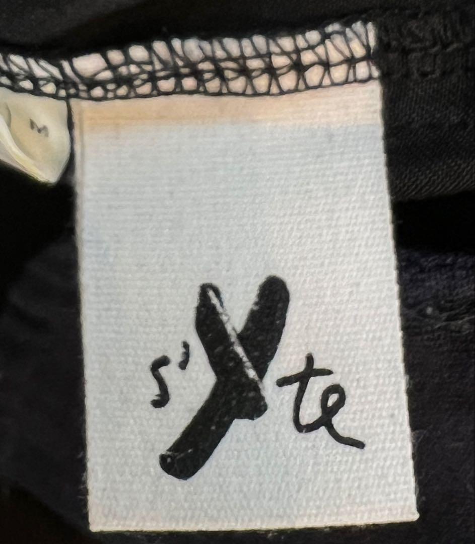 s'yte サイトヨウジヤマモト ブラック サルエルパンツ