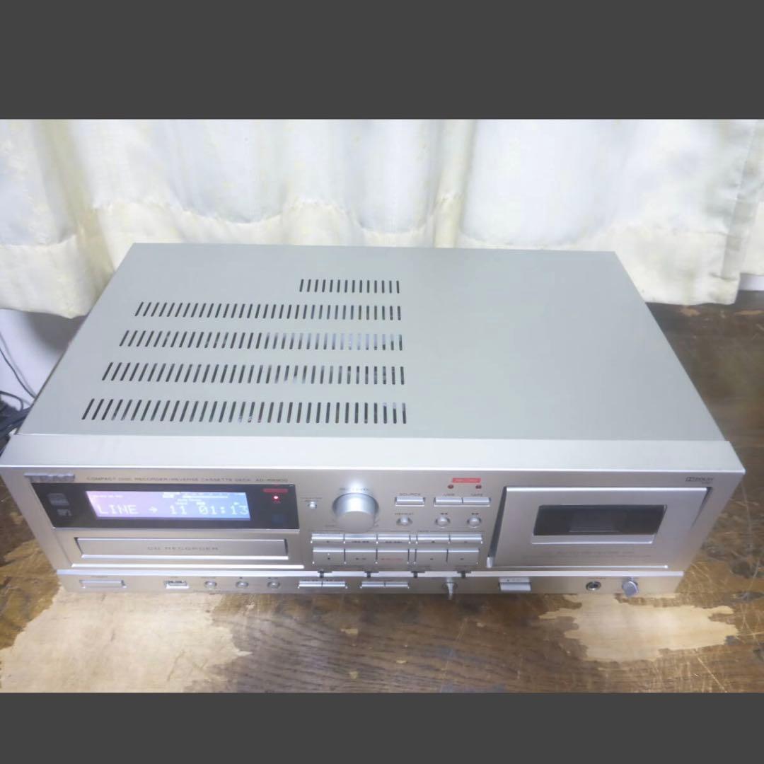 【美品】TEAC AD-RW900 CDカセットレコーダー