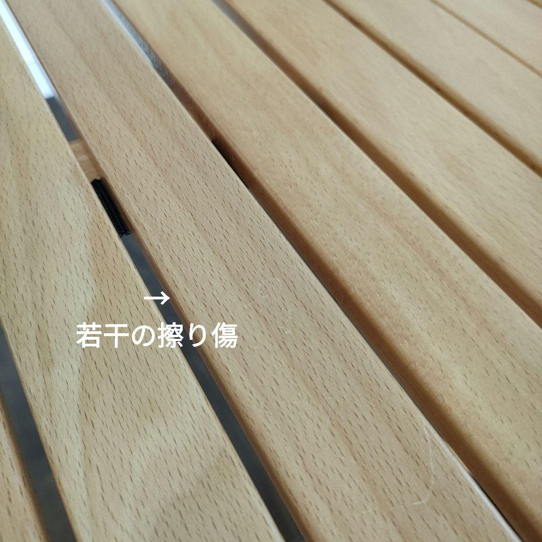 VASTLAND ウッドロールテーブル 120×70cm　アウトドアテーブル