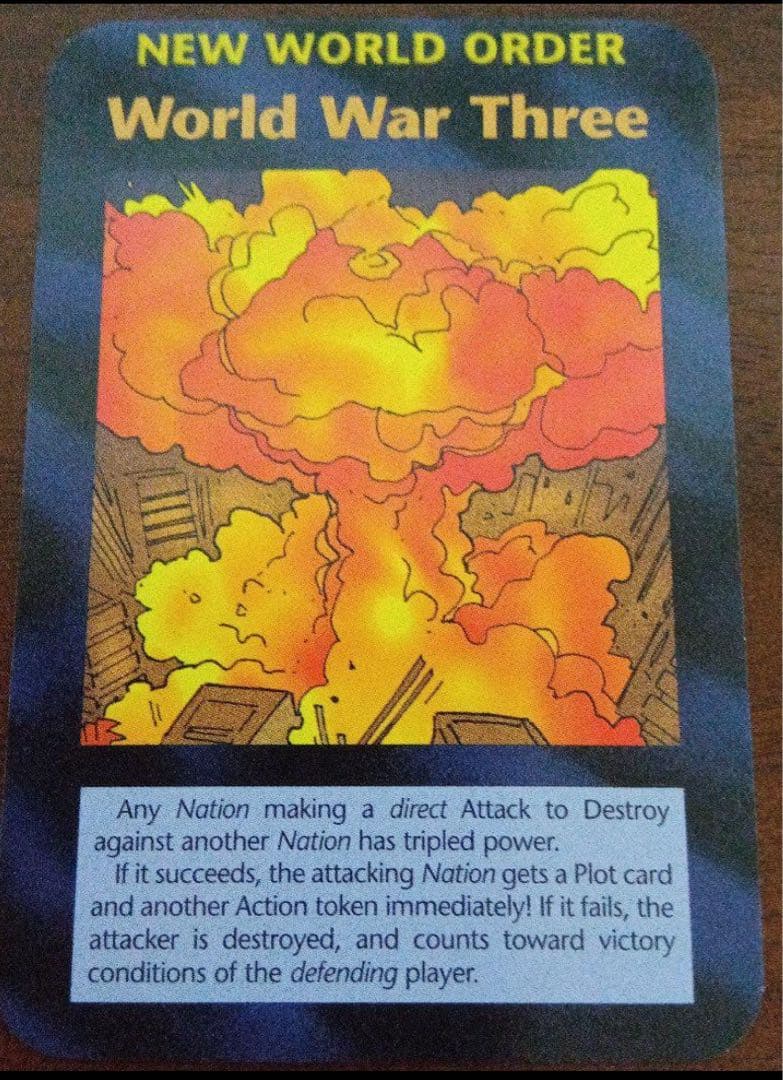 イルミナティカード　 World War Three　第三次世界大戦