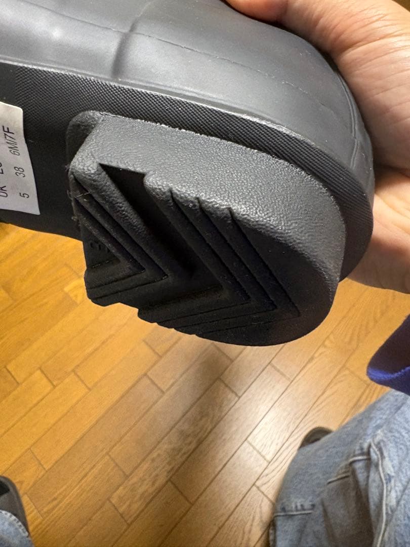 HUNTER ハンター ブラック ロングレインブーツ UK 5(24cm)