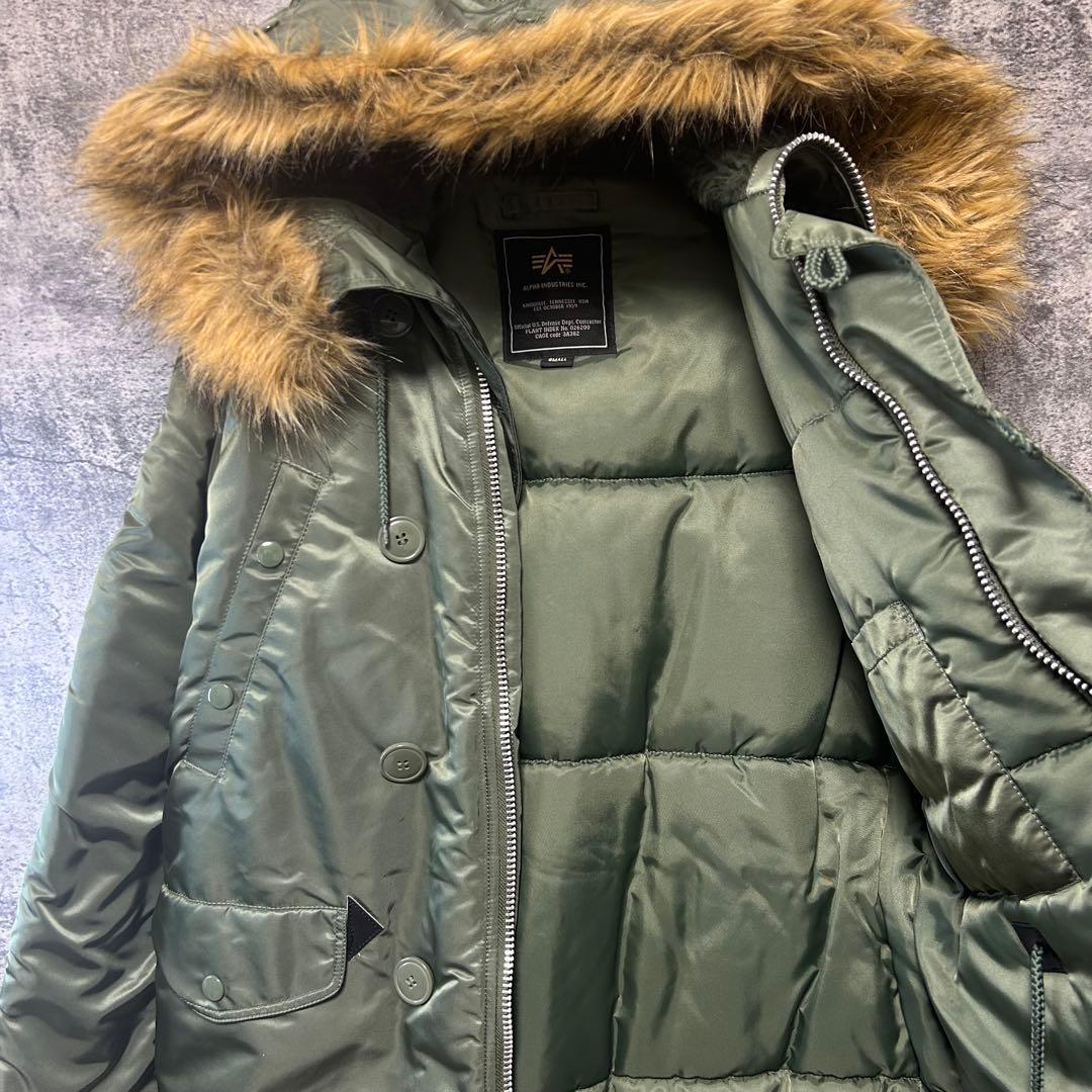 中*章様 新品 アルファインダストリーズN-3B フライトジャケットS カーキ