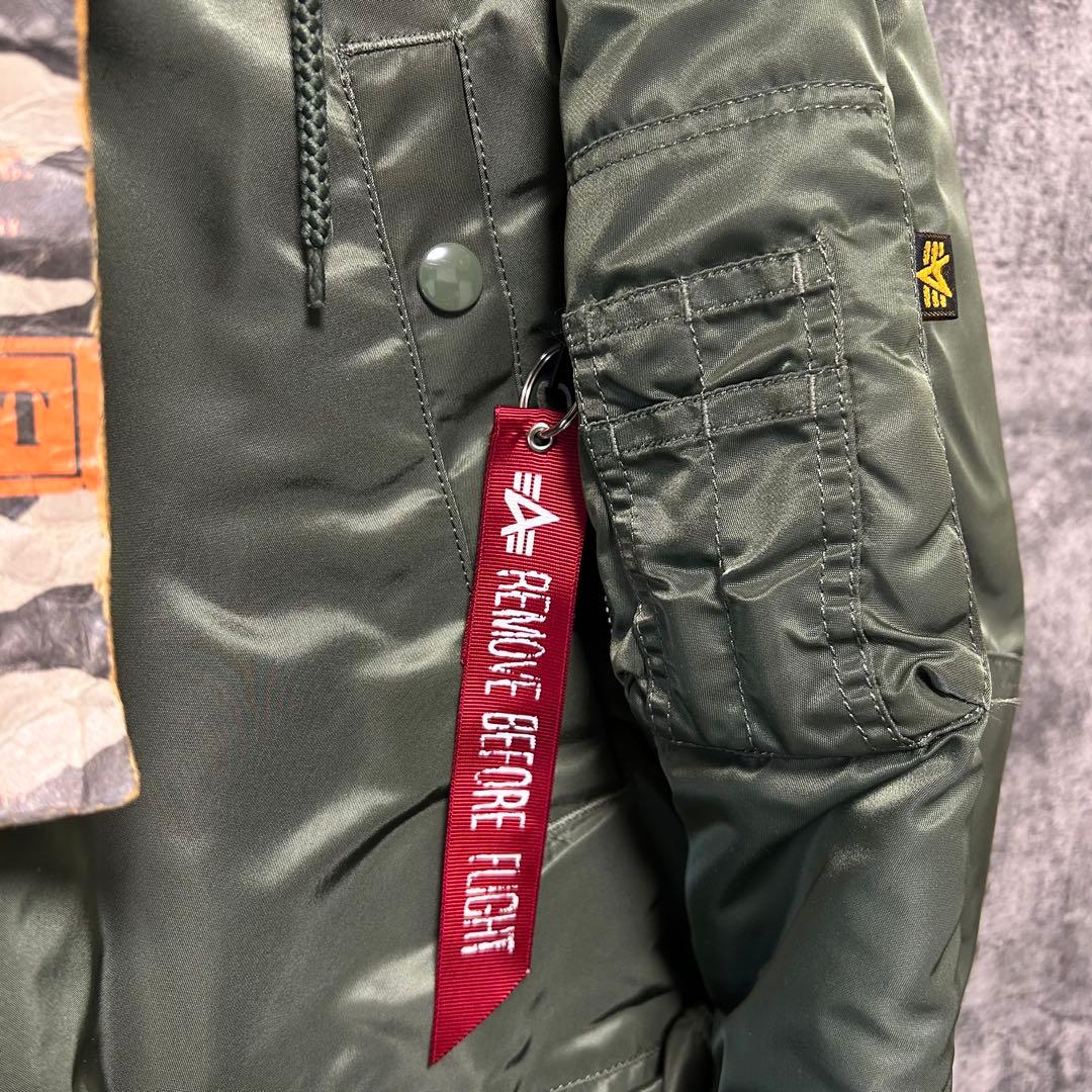 中*章様 新品 アルファインダストリーズN-3B フライトジャケットS カーキ