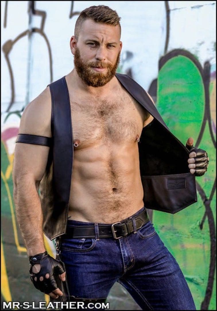 Mr.s leather レザー ベスト アウター レザー M