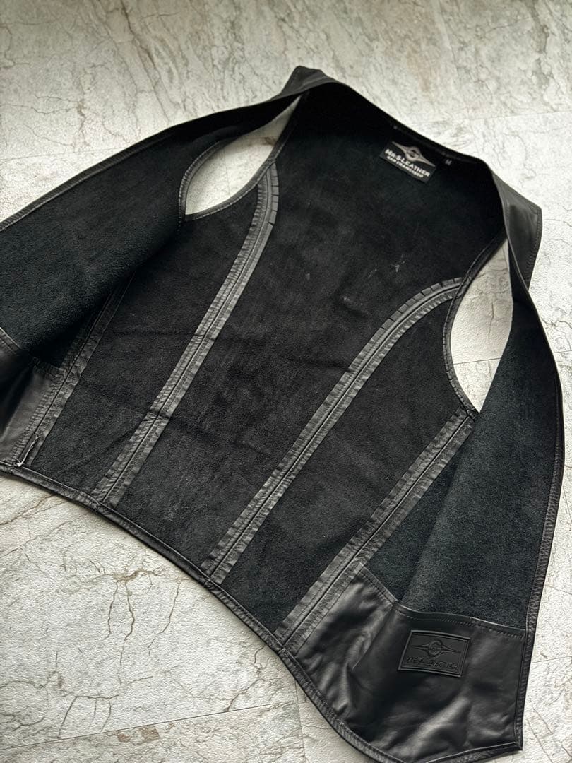 Mr.s leather レザー ベスト アウター レザー M