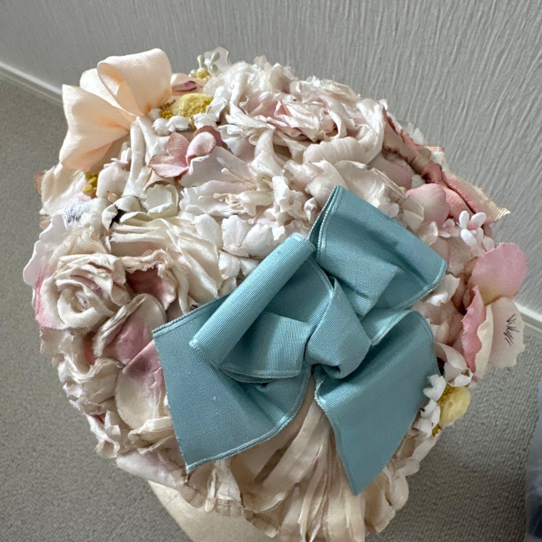 belle des poupee ハンドメイド 布花 ヘッドドレス ドレスハット