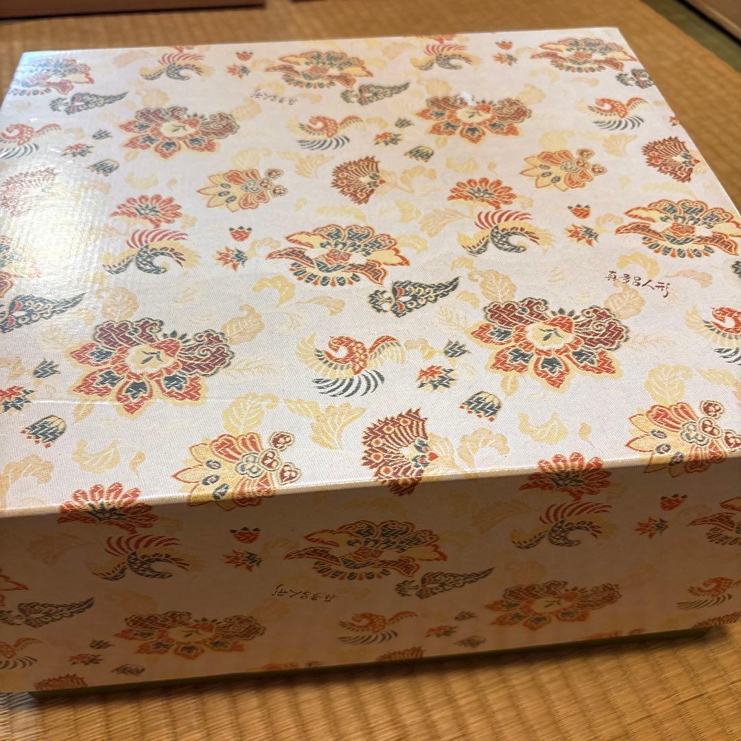 最終値下げ！真多呂人形　男雛30㎝女雛25㎝　雛人形　木目込人形　金屏風と飾り台