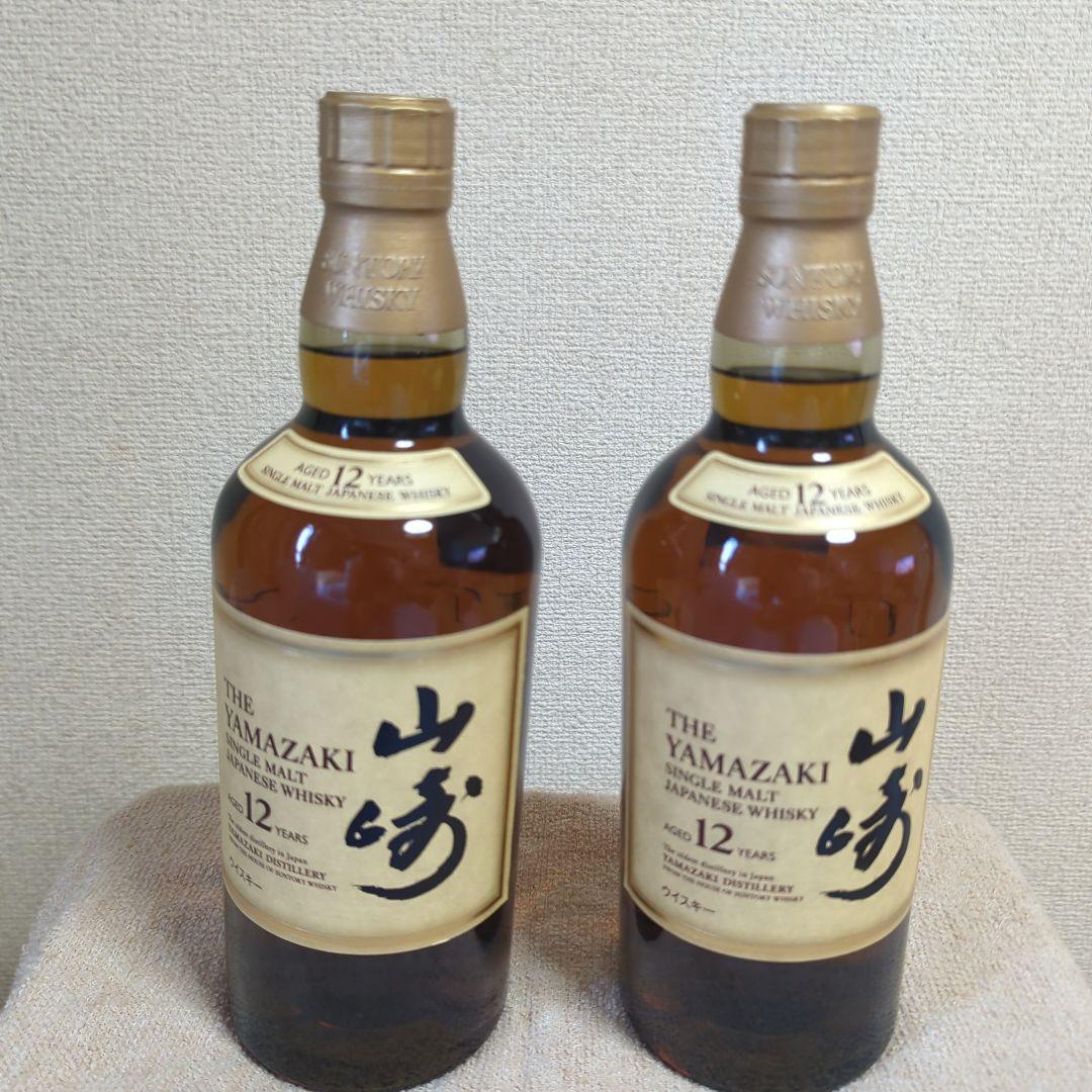 山﨑12年700ml2本箱なし