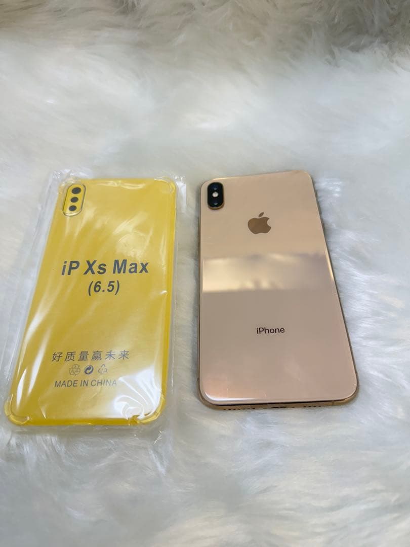 iPhone XS Max 256GB ゴールドSIMフリー バッテリー100％