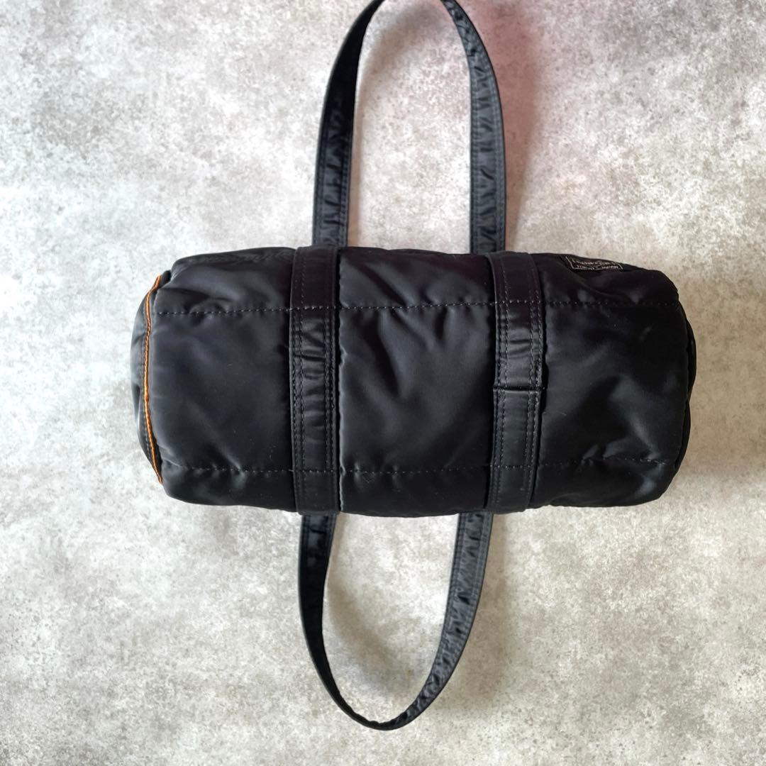 ほぼ新品✨ポーター タンカー ミニボストンバッグ ドラム Sサイズ ブラック