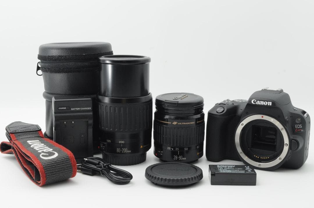 ◆ほぼ新品⑧◆新生活応援◆ Canon EOS Kiss x9 ダブルレンズ