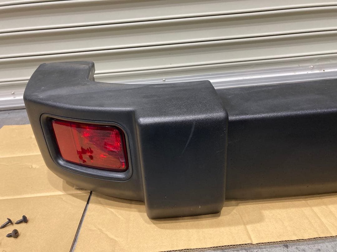 JKラングラー2015 純正リアバンパー、スペアタイヤブラケット一式