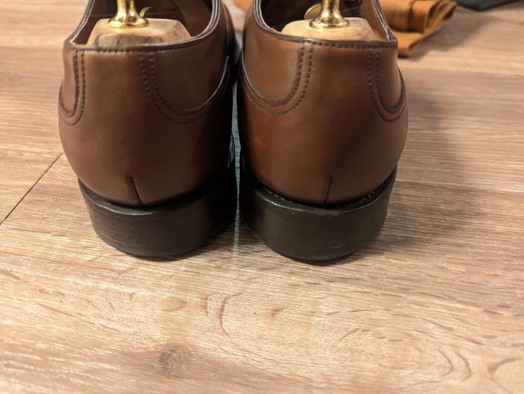 セール 美品 エドワードグリーン ドーバー ダークオーク 8.5 E ラスト